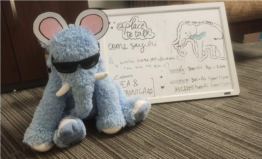 COURTESY OF HAILEY FINKELSTEIN
Finkelstein reflects on her time in APTT, the peer listening group for the undergraduate community.