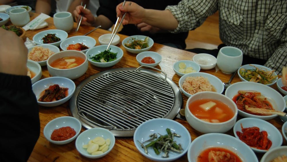 SUKSIM/CC-BY-SA-2.0
Korean barbecues offer a variety of dishes, making them great places for communal meals.