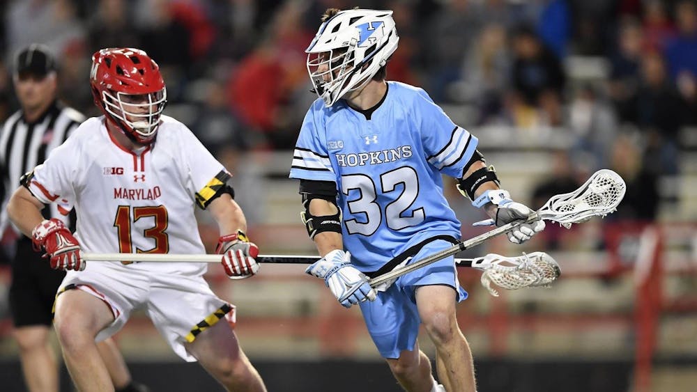 COURTESY OF HOPKINSSPORTS.COM
After losing its opener, the men’s lacrosse team struck back with a win over Michigan.