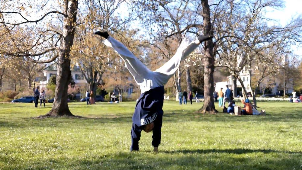 COURTESY OF EMI GONZALEZ
Gonzalez recommends heading to Sherwood Gardens if you’re looking for a beautiful spot to do some work. 