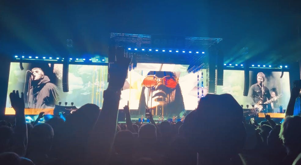 COURTESY OF SAFFRON HALLETT
Hallett details her experience following the band Oasis on their 2025 live tour.&nbsp;