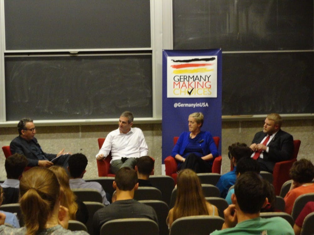 SAMANTHA SETO/PHOTOGRAPHY STAFF
Panelists discussed the role of far-right parties in German politics. 