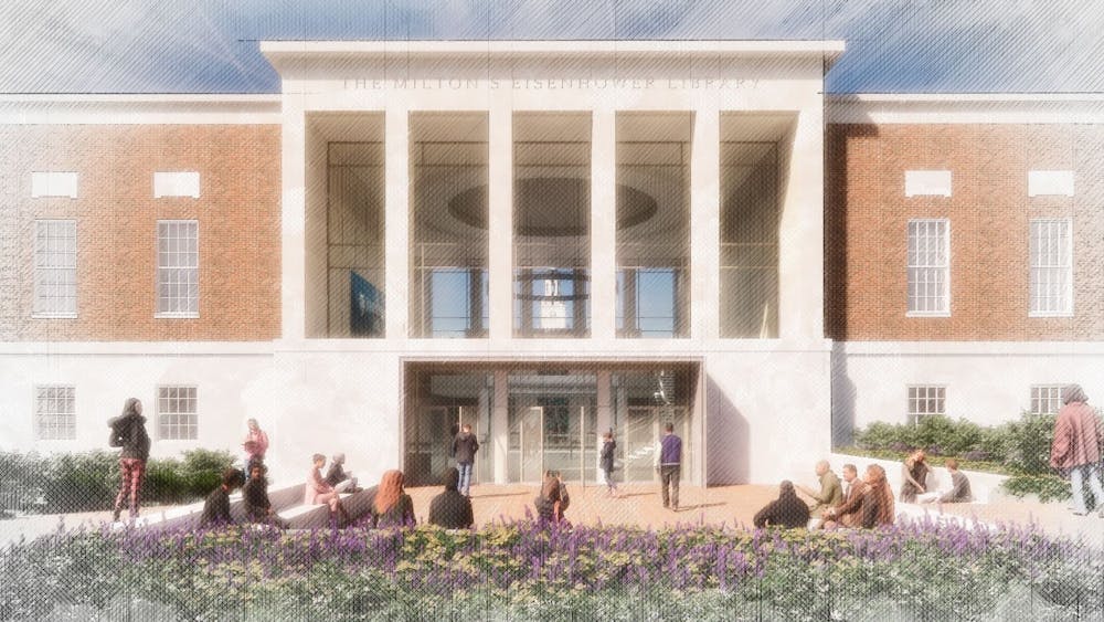 COURTESY OF PFEIFFER PARTNERS
The Hopkins Club and Hodson Hall will serve as the main alternative study spaces when renovations begin at the Milton S. Eisenhower Library.