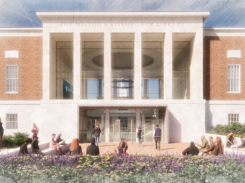 COURTESY OF PFEIFFER PARTNERS
The Hopkins Club and Hodson Hall will serve as the main alternative study spaces when renovations begin at the Milton S. Eisenhower Library.