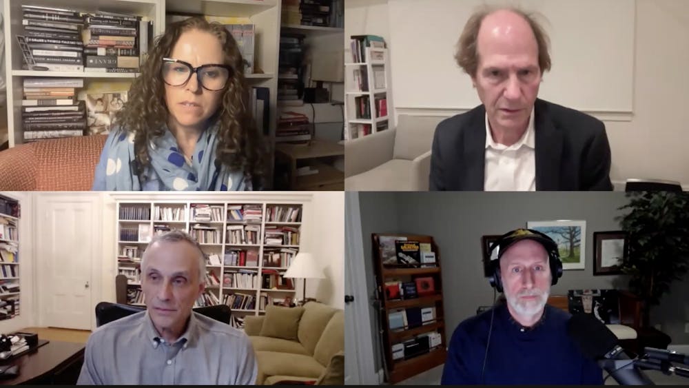 COURTESY OF SARAH HUANG
Panelists discuss academic freedom and the First Amendment. 