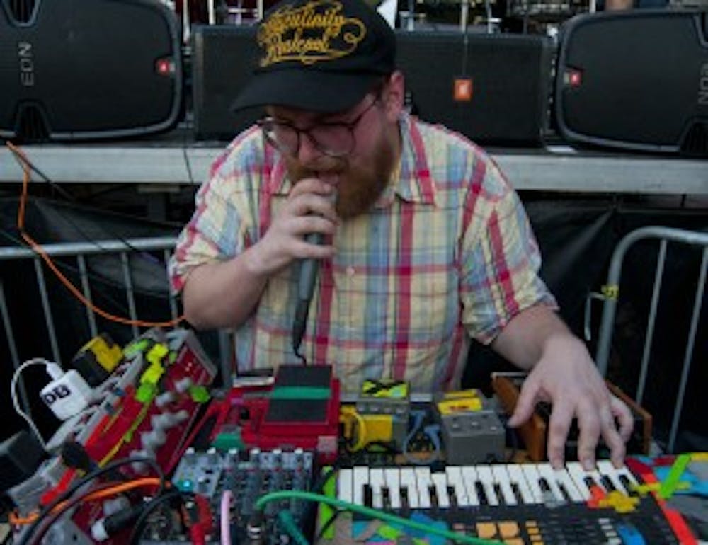  COURTESY OFWEE OOO / cc by -sa 2.0
Baltimore-based artist Dan Deacon served as DJ for half of the night.