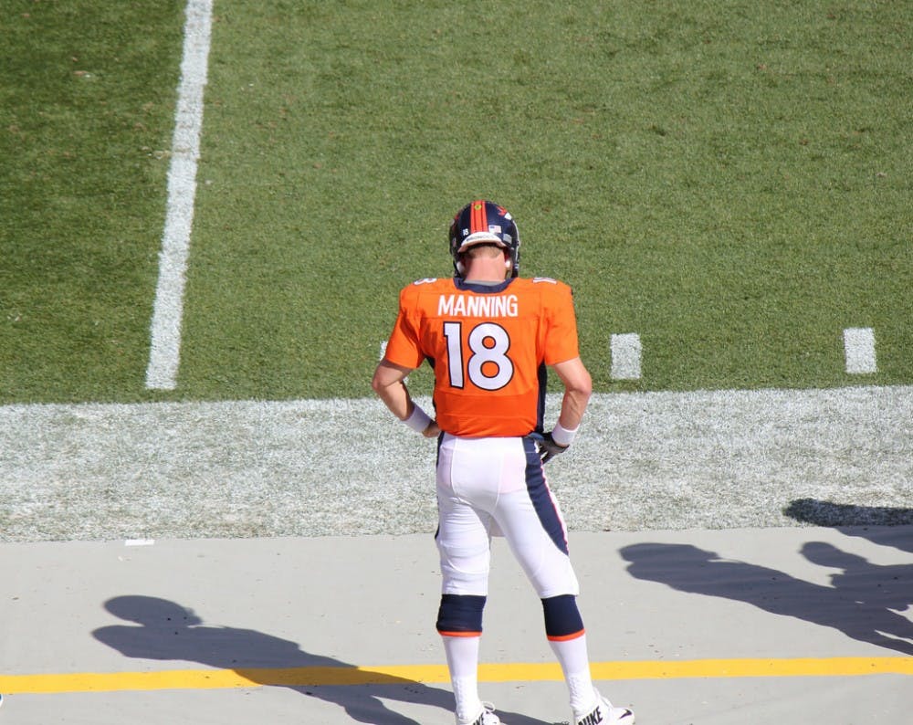  Courtesy of JEFFERY BEALL via FLICKR
 Peyton Manning has not performed to his usually high standards.