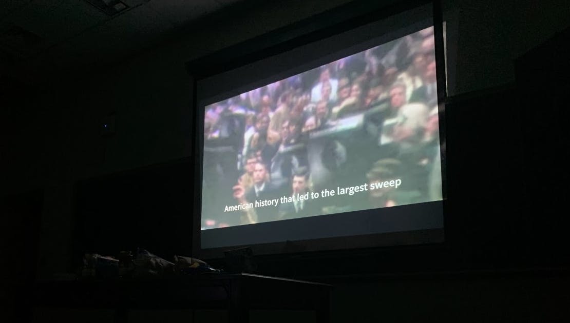 The Baltimore branch of Sunrise Movement promoted the Green New Deal with a launch party.