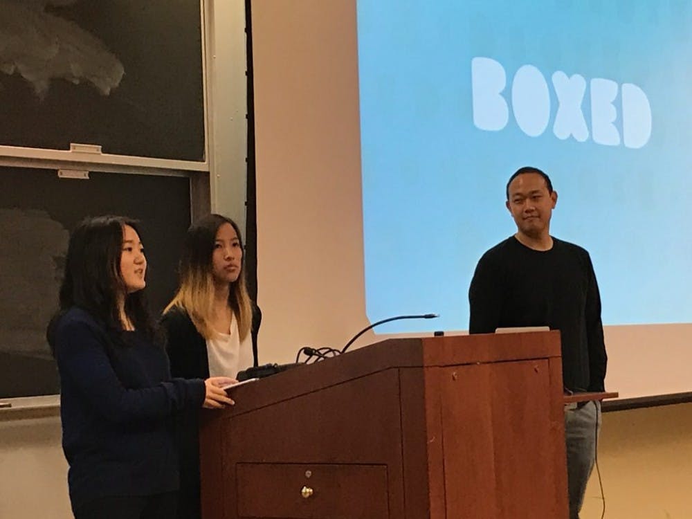  COURTESY OF JACOB TOOK
Huang emphasized the importance of building ties in the workplace.