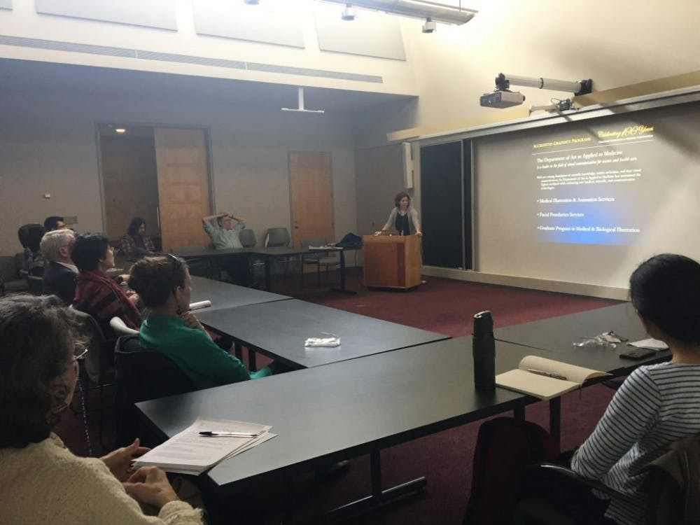  COURTESY OF SAMANTHA SETO
Professor Fairman emphasizes that accuracy in medical illustrations is paramount.