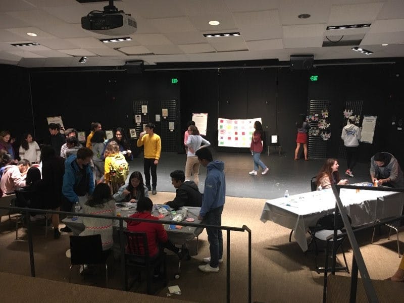 COURTESY OF RACHEL JUIENG
The exhibit, title childhood, featured artwork from Baltimore children.