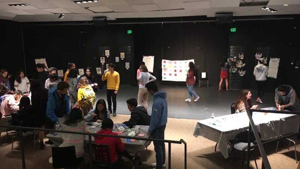 COURTESY OF RACHEL JUIENG
The exhibit, title childhood, featured artwork from Baltimore children.