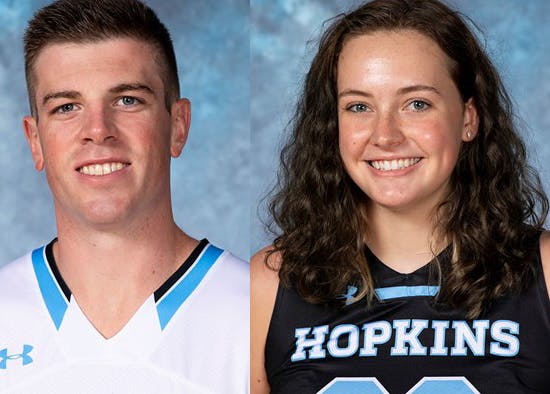 COURTESY OF HOPKINSSPORTS.COM
Delaney and Walsh spoke to The News-Letter about their hopes for their next few games.&nbsp;