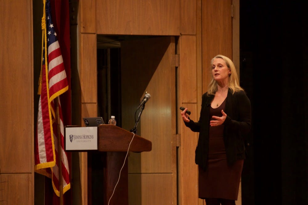 LEON SANTHAKUMAR/PHOTOGRAPHY EDITOR
Kerman highlighted what she perceived as faults in the prison system.