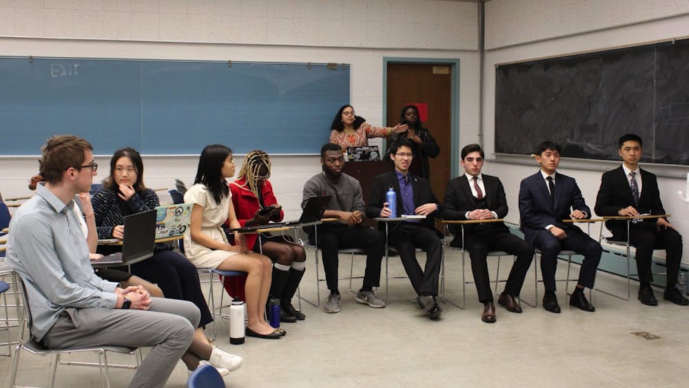 COURTESY OF KAIYUAN DU
SGA candidates outlined their stances on public safety and the JHPD.