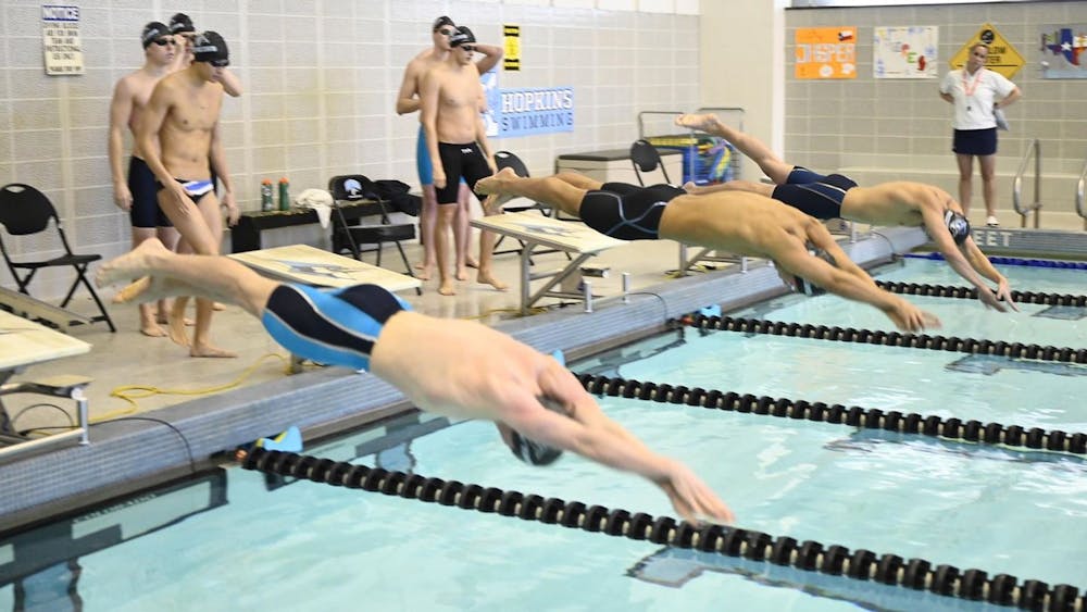 Courtesy of HOPKINSSPORTS.COM
Swimming programs across the country have been victims of budget cuts, as athletic departments view them and other non-revenue sports as expendable.&nbsp;