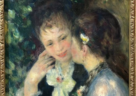 COURTESY OF HAILEY FINKELSTEIN
In Paris, Finkelstein contemplates the many different shapes of love.