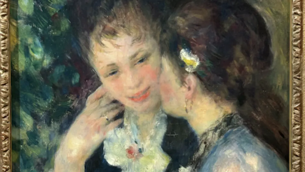 COURTESY OF HAILEY FINKELSTEIN
In Paris, Finkelstein contemplates the many different shapes of love.