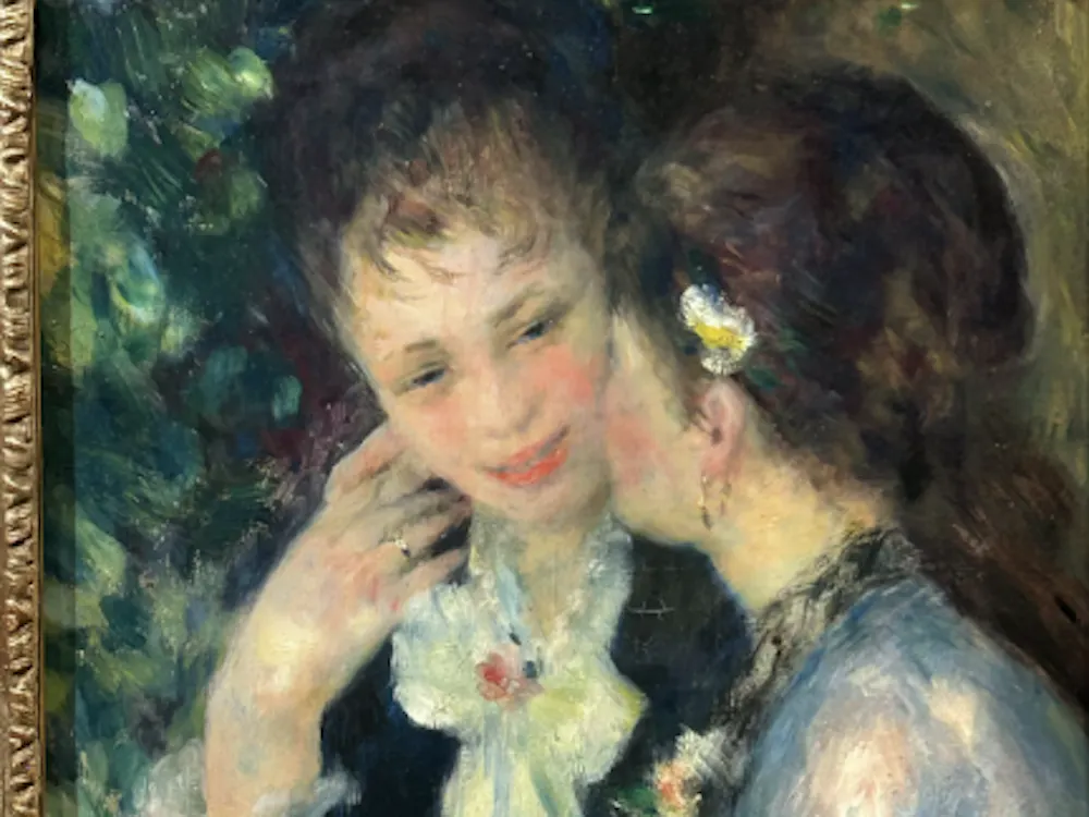 COURTESY OF HAILEY FINKELSTEIN
In Paris, Finkelstein contemplates the many different shapes of love.