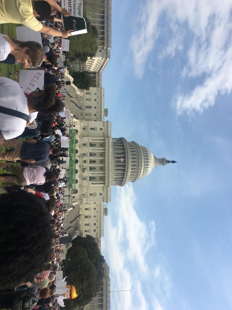 Courtesy of Emily Mcdonald
The Tax March in Washington, D.C. pressured President Trump to release his tax returns.