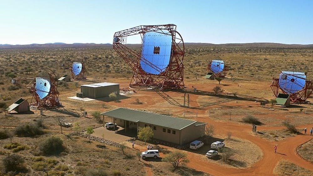 NASA/DOE/PUBLIC DOMAIN
MAGIC telescopes can observe the universe by detecting gamma rays.
