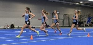  HOPKINSSPORTS.COM
The Hopkins women’s track team dominated the Conference Championships last weekend..