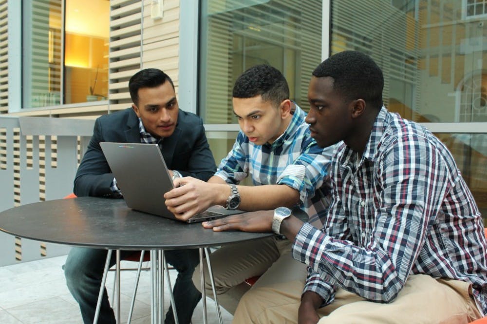  COURTESY OF AHMED ELSAYYAD
The Elsayyad Medical Group is led by Elsayyad, Quraishi and Sonko, who all met and became friends at Hopkins as undergraduates.