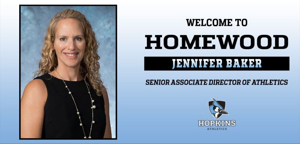 HOPKINSSPORTS.COM&nbsp;
Jennifer Baker was named the new director of athletics on August 8.