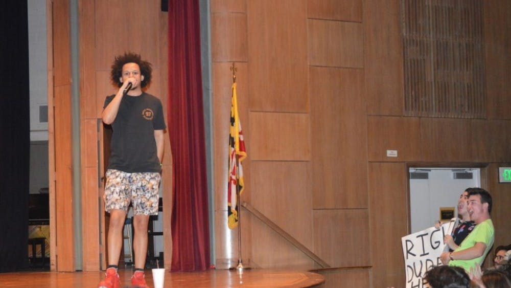 PHOTOGRAPHY EDITOR
Comedian and actor Eric André’s unconventional humor entertained a full crowd, including some of his biggest fans, in Shriver Hall.