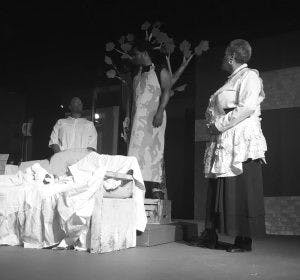  COURTESY OF CARVER BAIN
Taylor King, who also acted in HBO’s The Wire, plays EV in Gaskins’ play performed at Arena Players.