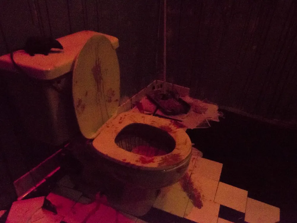 Courtesy of ANNA GOODRIDGE
The MICA haunted house featured a variety of frightening scenes.