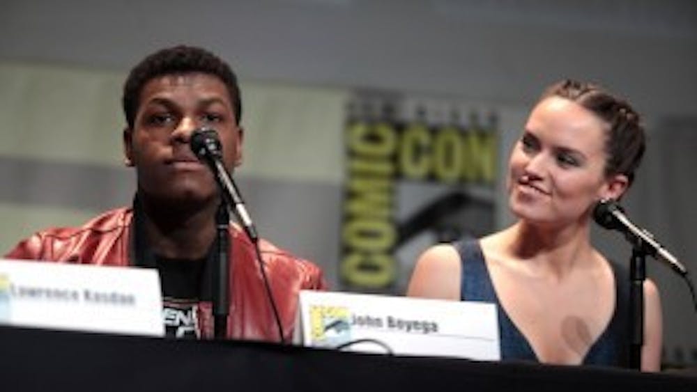  gage Skidmore/cc-by-sa-2.0
John Boyega and Daisy Ridley are the new stars of the Star Wars franchise, headlining The Force Awakens.