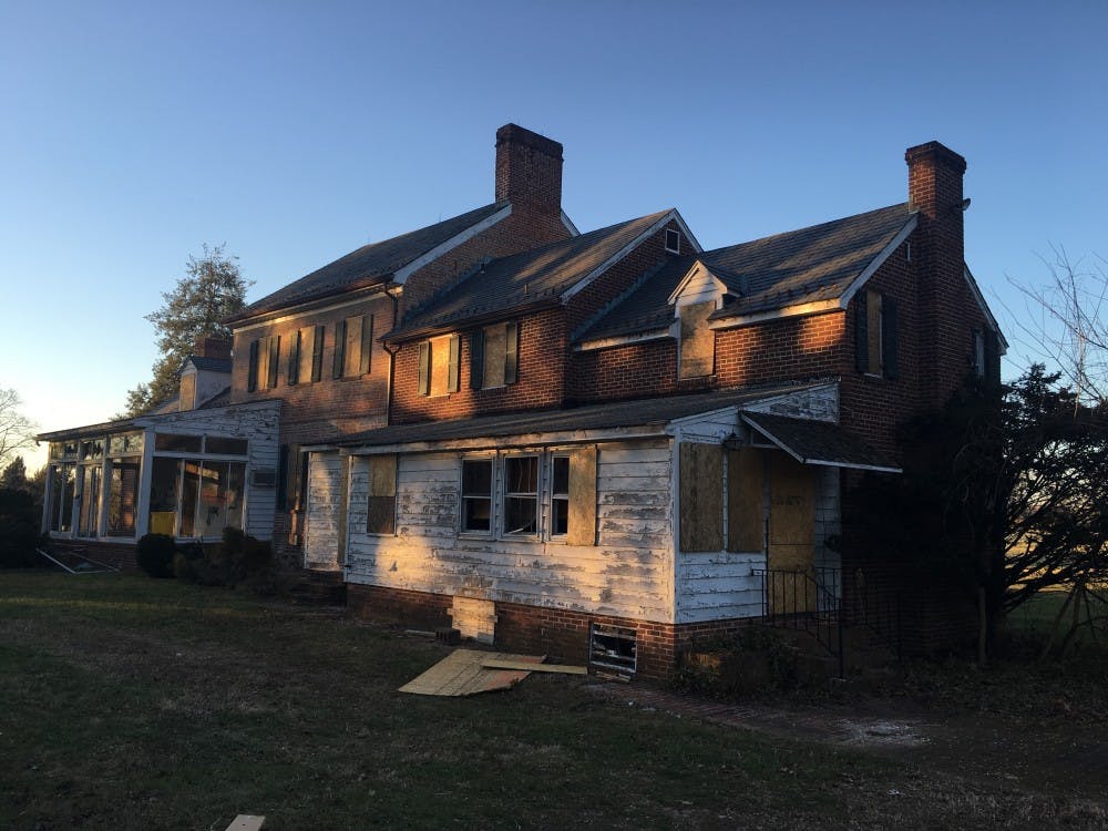 COURTESY OF KRISTEN HANSEN
Whites Hall, located in Crofton, MD, has been vandalized many times.