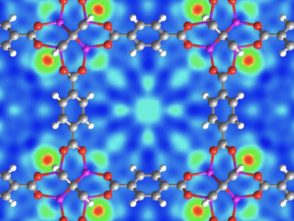 COURTESY OF TANER YILDIRIM / PUBLIC DOMAIN
The Royal Swedish Academy of Sciences in Stockholm, Sweden awarded the Nobel Prize in Chemistry to Susumu Kitagawa (Kyoto University, Japan), Richard Robson (University of Melbourne, Australia), and Omar M. Yaghi (University of California, Berkeley).
