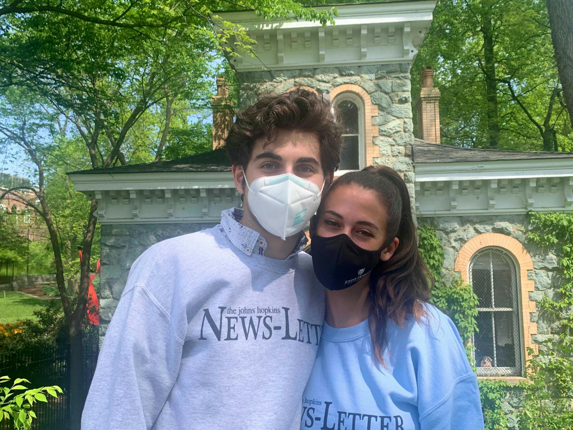 COURTESY OF LILY DANIELS
Malcom and Wilner look back at the journey of The News-Letter this past year.