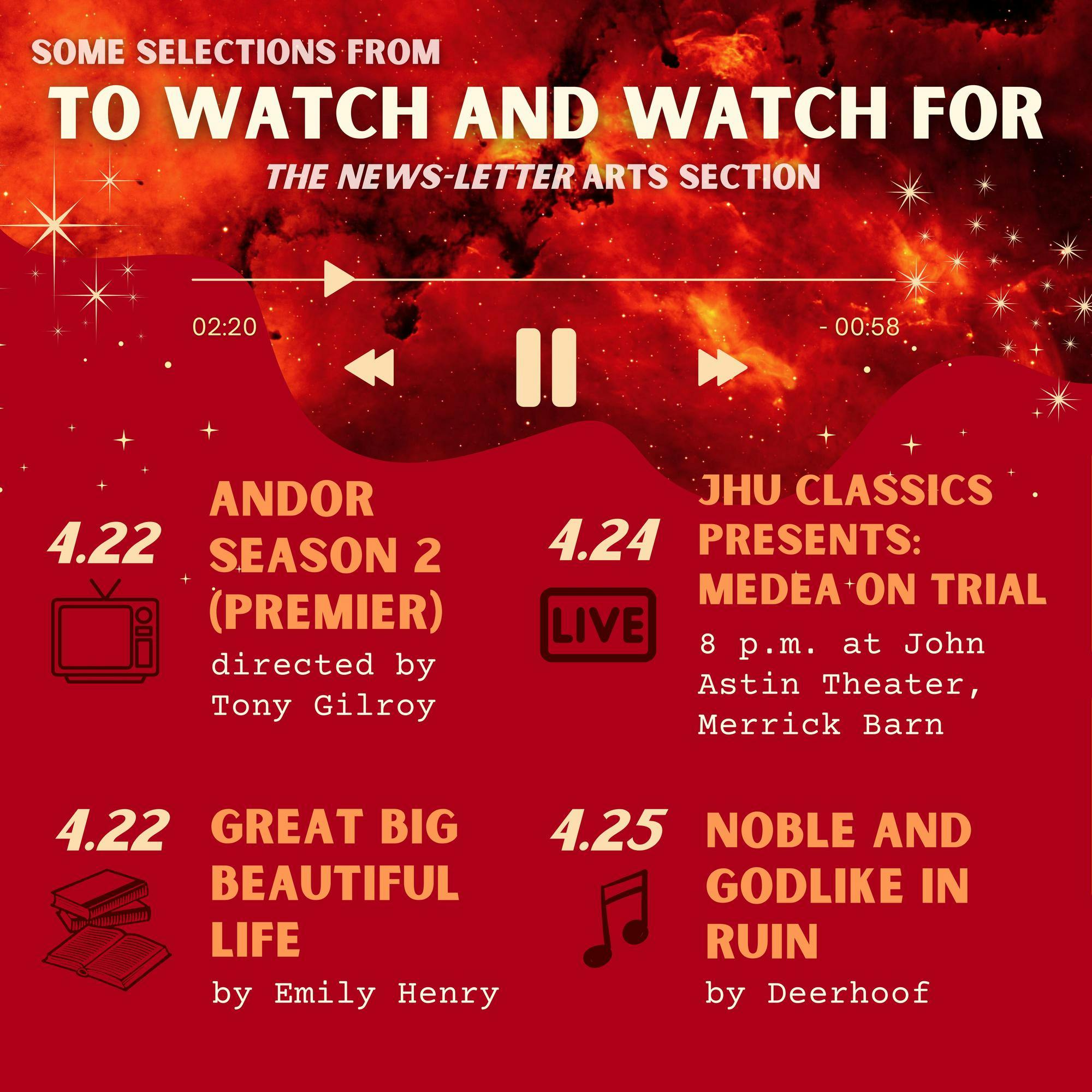 JIYUN GUO / DESIGN &amp; LAYOUT EDITOR
Check out the Classics Department production of Medea on Trial this Thursday! Admission is free.&nbsp;