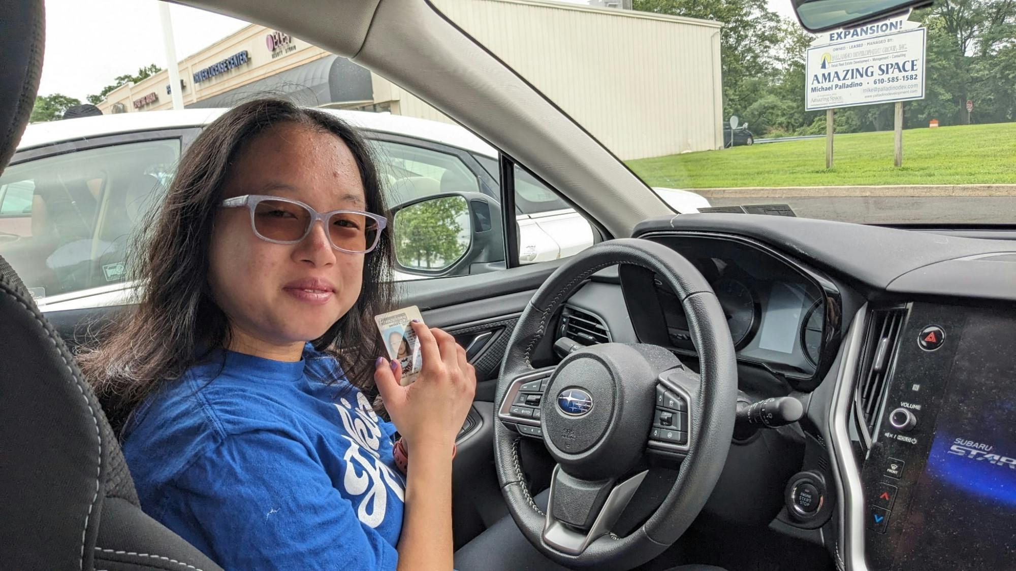 COURTESY OF ELIZABETH RAO
Rao writes to the freedoms of a new driver.