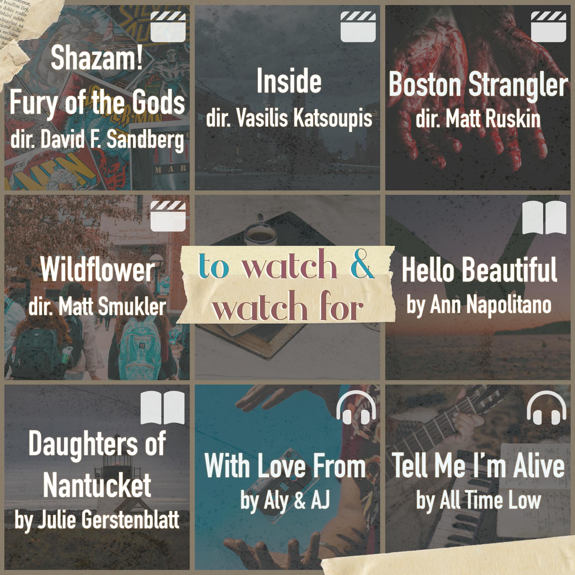 COURTESY OF JOHN D’CRUZ AND MARY KATE MCCORMICK
This week’s picks include Inside, Daughters of Nantucket: A Novel and With Love From.