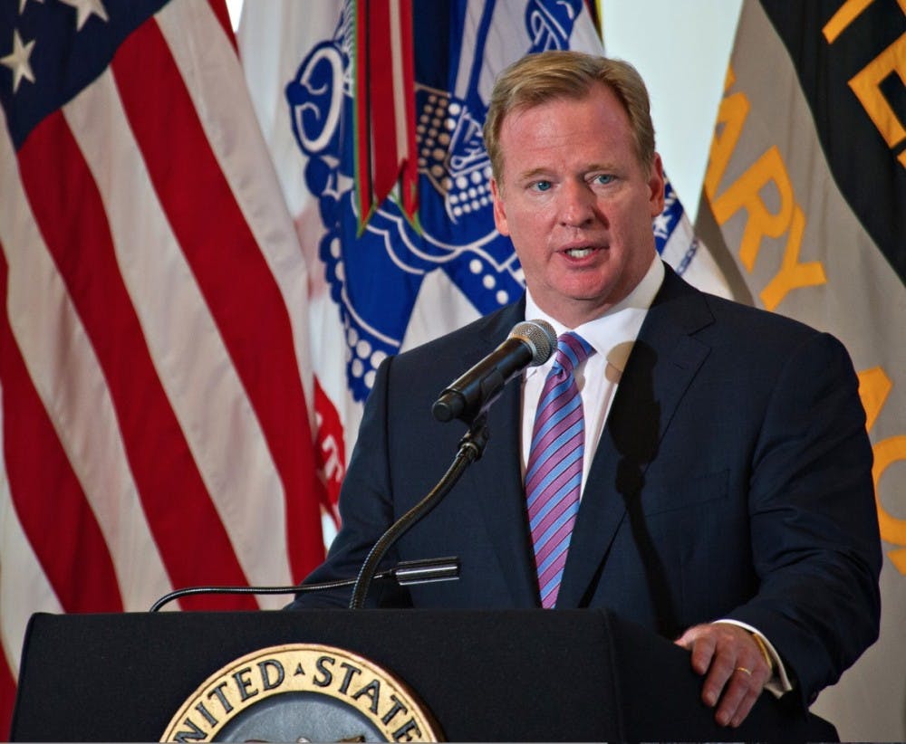 SSG Teddy Wade/Public Domain
Roger Goodell, the NFL commissioner, has failed to confront players.