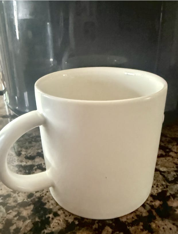 COURTESY OF RHEA MAKKUNI
The FFC mug in question.