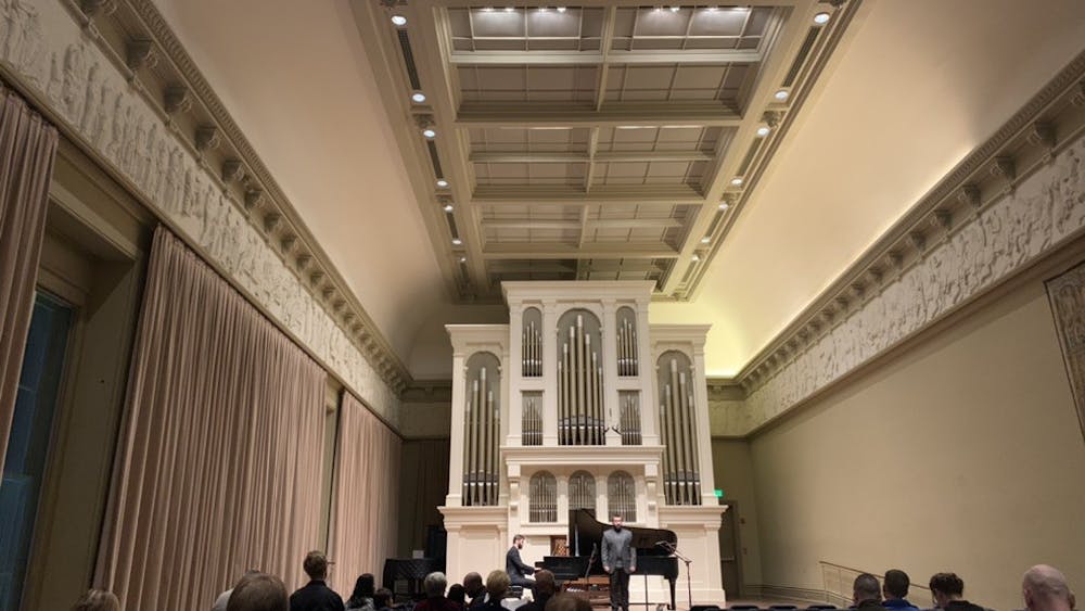 COURTESY OF EUNICE PARK
Tomasz Robak performed accompaniment for Beethoven and Schumman at Griswold Hall.