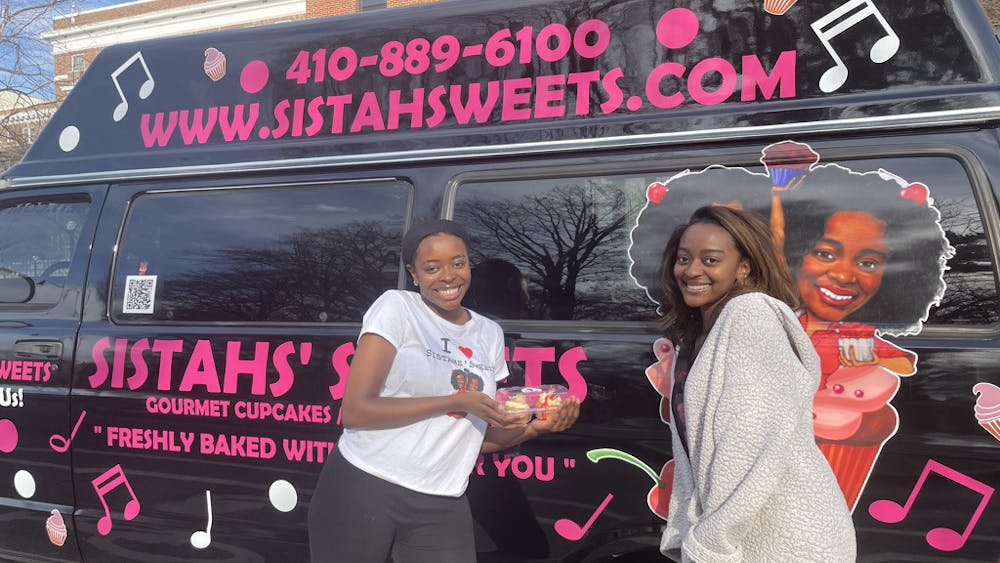 COURTESY OF GRETA MARAS
Erin (left) and Lena (right) Bowman are bringing delectable and unique cupcakes to Hopkins and all of Baltimore with Sistahs' Sweets.