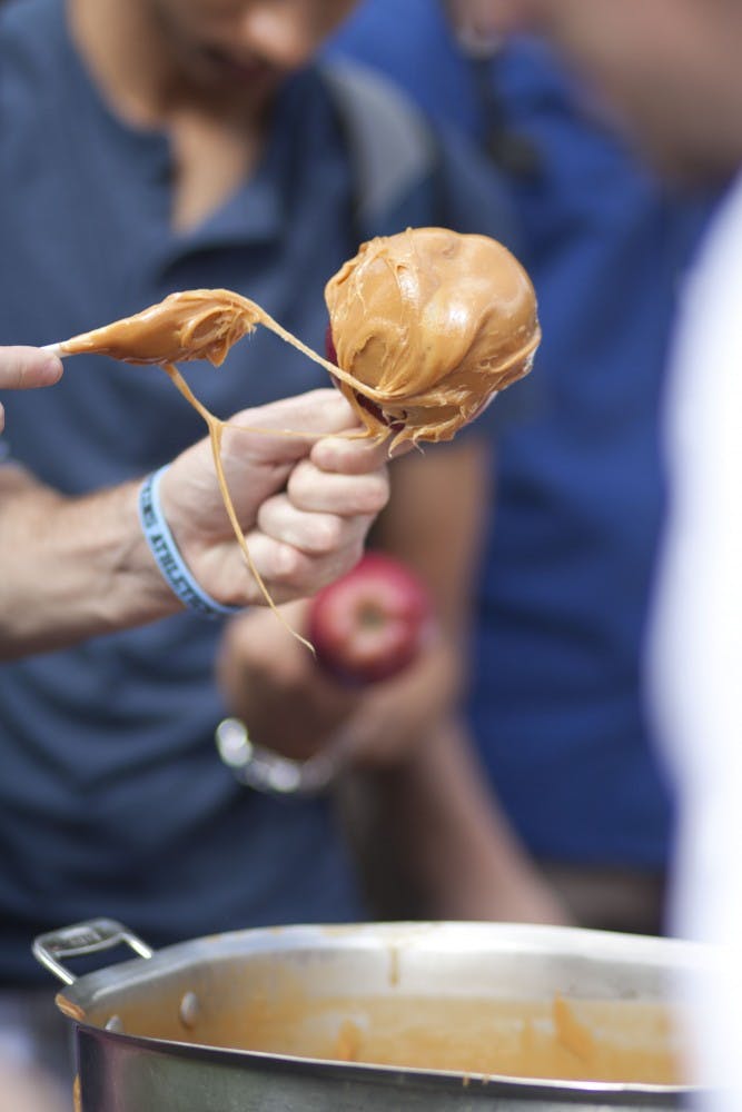 Courtesy of SOFYA FREYMAN
Students were able to make their own caramel apples Wednesday.