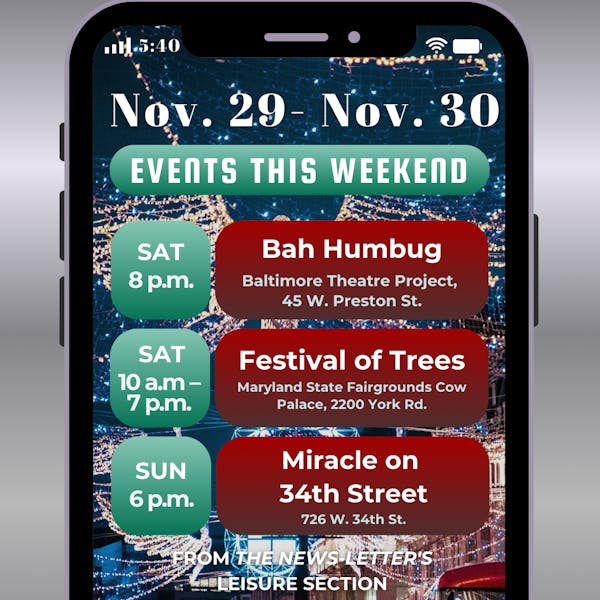Events this weekend (Nov. 29-30)