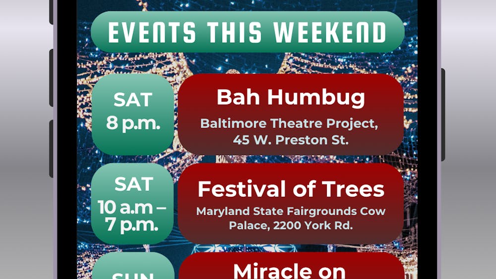 RUI DO ROSARIO / DESIGN & LAYOUT EDITOR
Baltimore kicks off the holiday season with lights, markets and festive shows all weekend long.