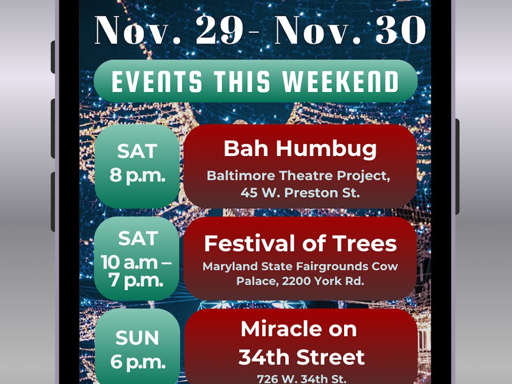 RUI DO ROSARIO / DESIGN & LAYOUT EDITOR
Baltimore kicks off the holiday season with lights, markets and festive shows all weekend long.