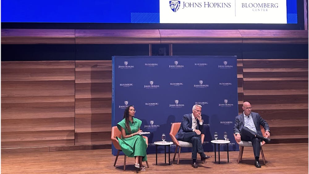 COURTESY OF MYRA SAEED
Walsh and Guttenberg discussed the importance of open dialogue and highlighting the value of conversing with those of differing perspectives. 