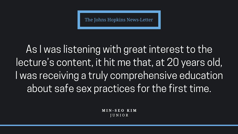 Kim reflects on the inadequate sex education in U.S. schools.