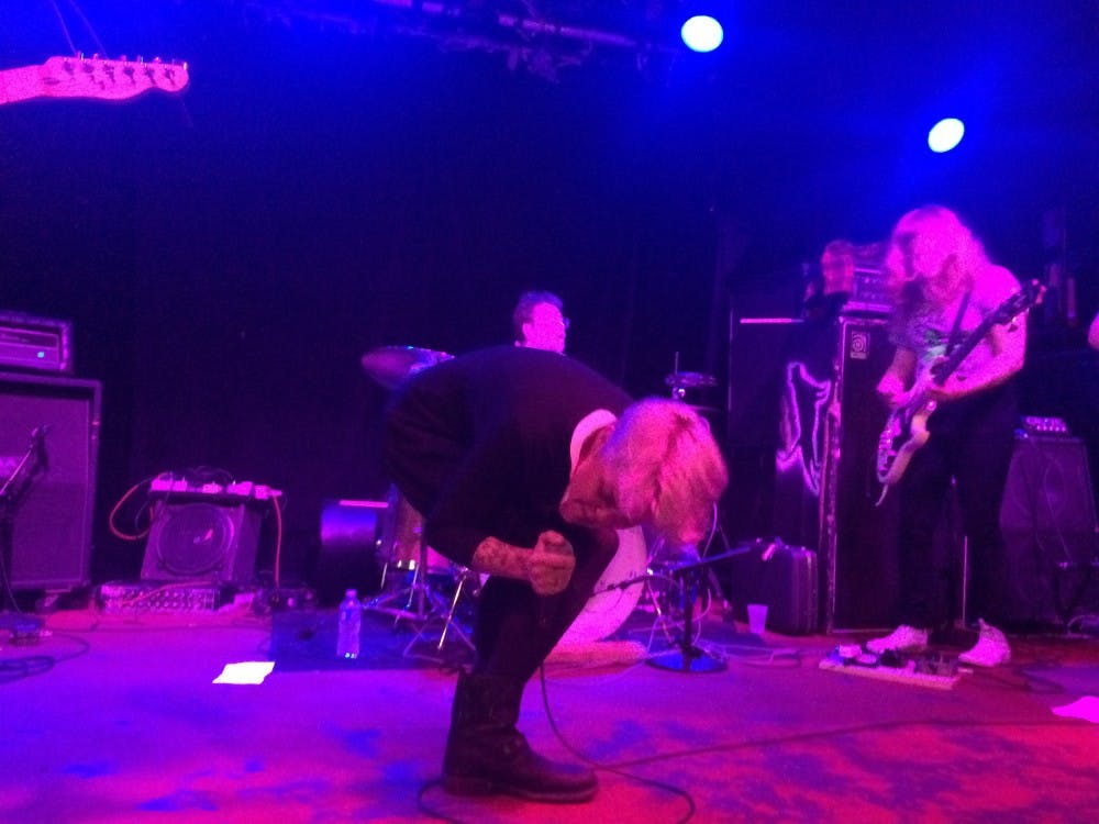 COURTESY OF MIA CAPOBIANCO
Meredith Graves, frontwoman of punk group Perfect Pussy, gave an incredible performance at the Ottobar this past March.