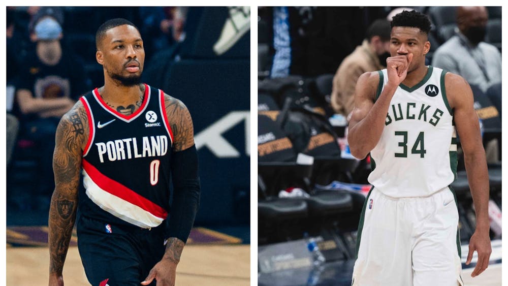 ERIK DROST AND ALL-PRO REELS / CC BY 2.0 AND CC BY-SA 2.0
Damian Lillard and Giannis Antetokounmpo are now teammates. Here’s what that means for the rest of the league.